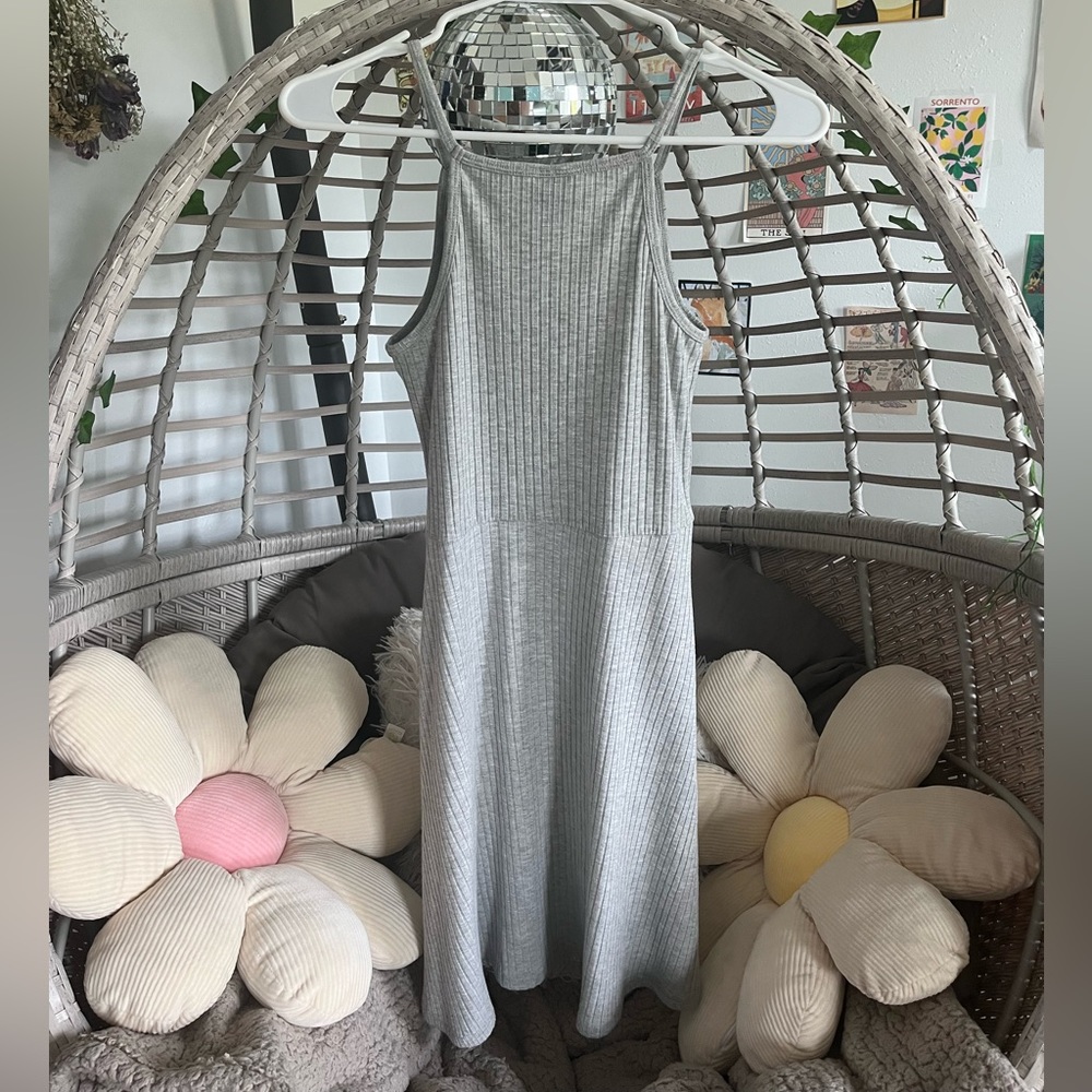 light grey sundress